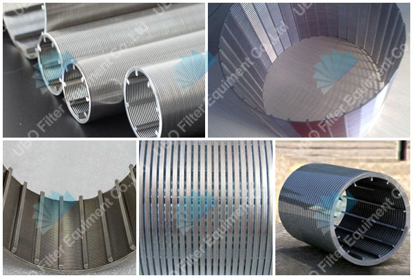 Wedge Wire Screens Tube For Liquid / Solids Separation