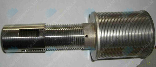 Sintered filter for water treatment filter nozzles