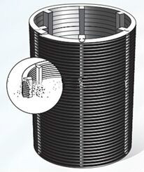 Sand Control Perforated Slotted Filter Wedge Wire Wrapped Pipe