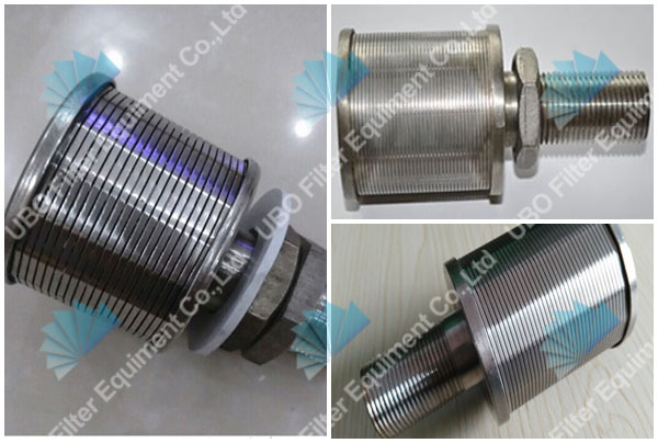 SS wedge wire screen nozzle for liquid filtration