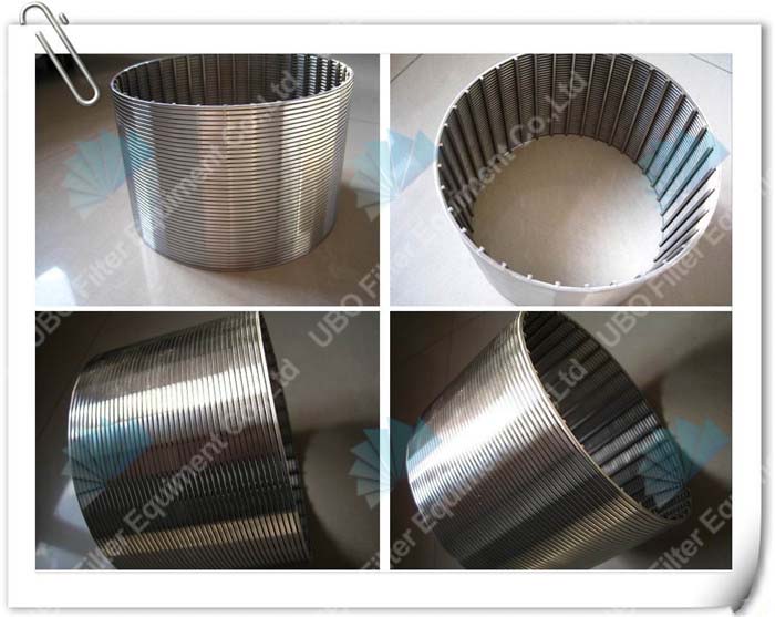 SS wedge wire screen filter for oil filtration