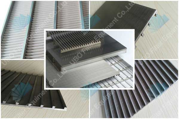 stainless steel wedge Wedge Wire screen panel for filteration