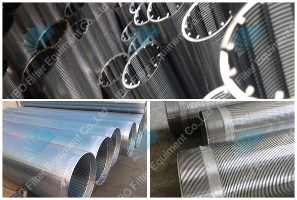 Wedge wire screen continous slot screen pipe
