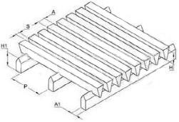 Welded wedge wire screen panel 