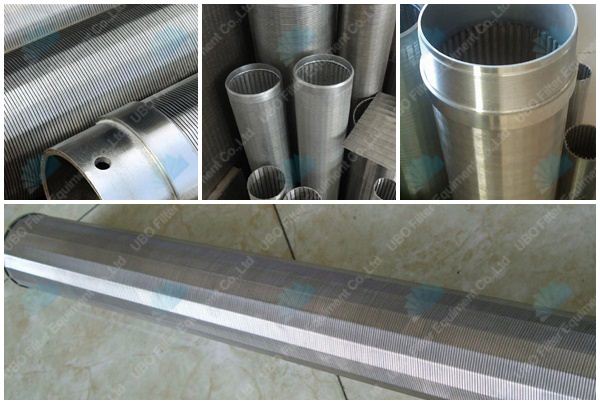 Pulp And Paper Use Stainless Steel Wire Wrapped Screen