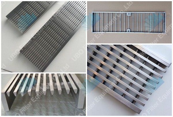 stainless steel wedge wire heel guard grating