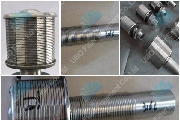 stainless steel wedge v wire screen nozzle filter