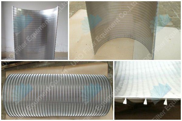 stainless steel V wire sidehill screen panel