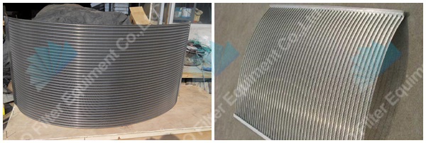 Stainless Steel Wedge Wire Sieve Bend Screen Side Hill Panel