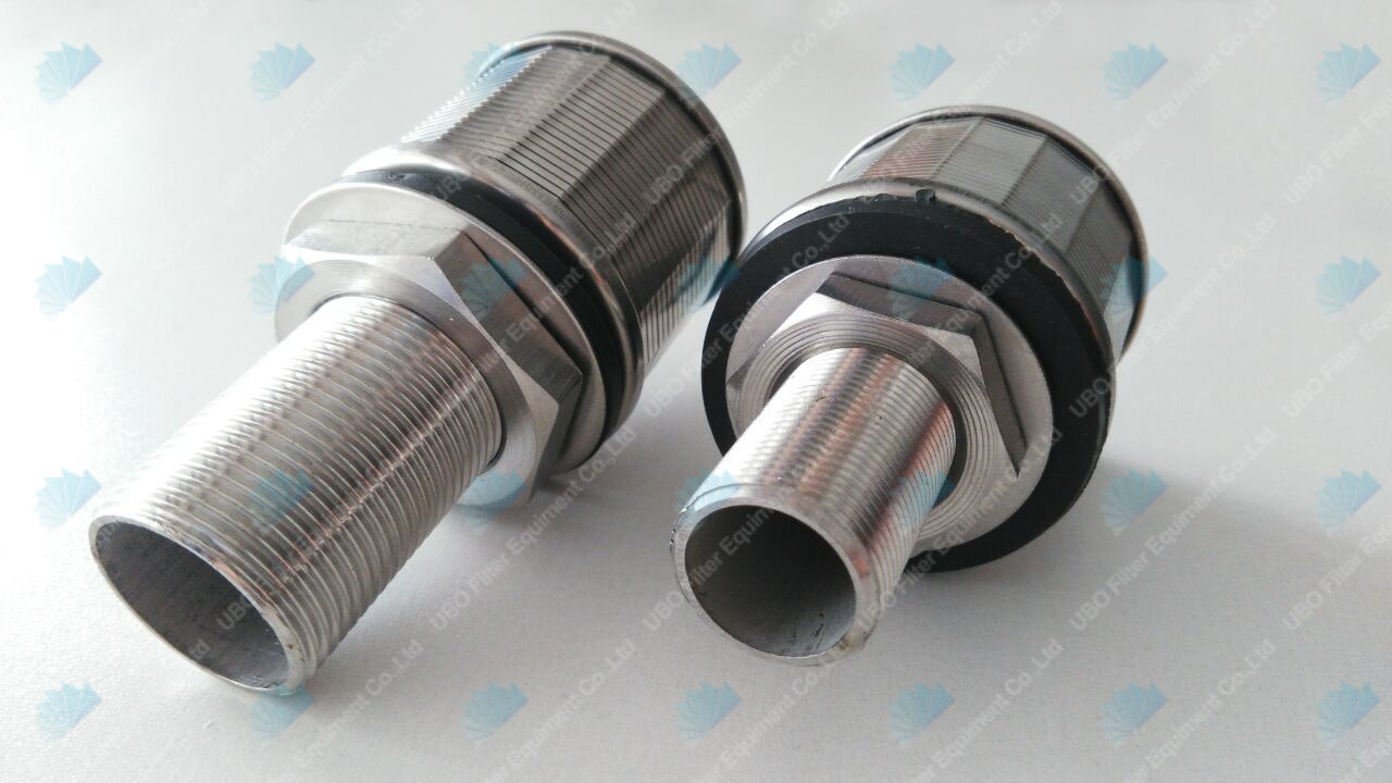 SS Wedge Wire water sand filter nozzle strainer