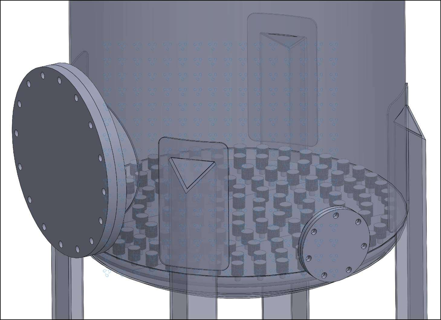 wedge wire filter nozzle application