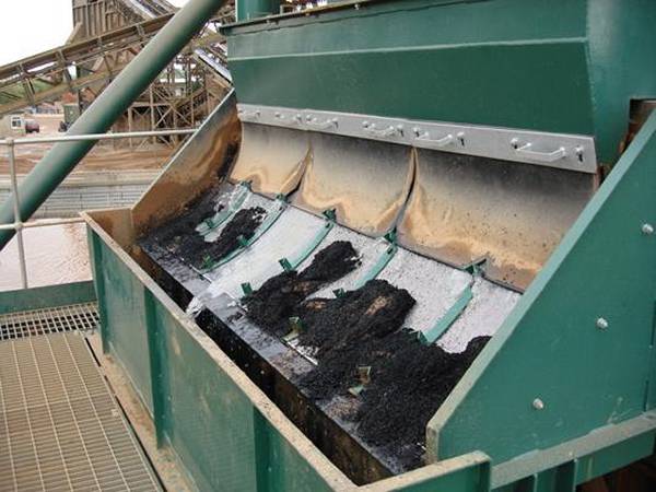 dewatering screen for coal mine