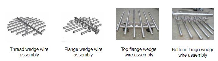 Types of our wedge wire lateral assemblies