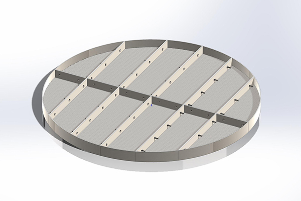 SS 304 Wedge Wire Screen Plate for False Bottom