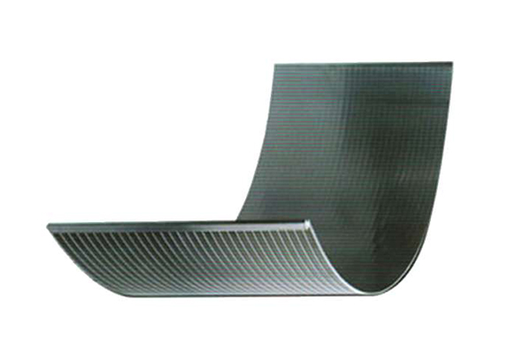 Wedge wire parabolic curved screen panel manufacturer