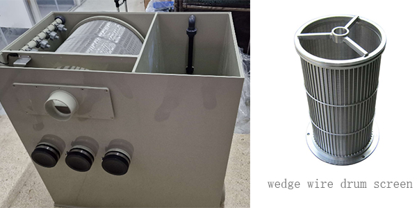 Drum sieve filters