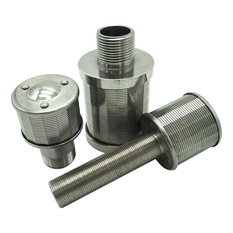 Stainless Steel Wedge Wire Ion Exchange Nozzles Filter