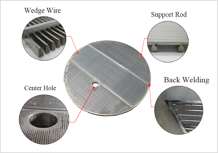 wedge wire false bottom screen