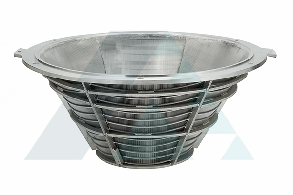 wedge wire centrifuge screen basket, wedge wire screen basket, stainless steel centrifuge basket for sale