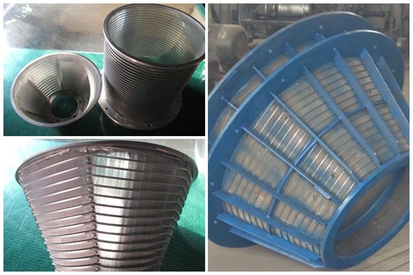 wedge wire screen basket, screen basket for dewatering, wedge wire screen for screening, manufacturer