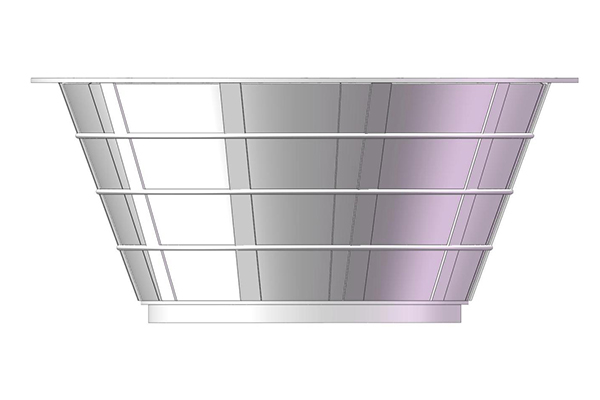 mineral processing wedge wire basket, wastewater treatment screen basket