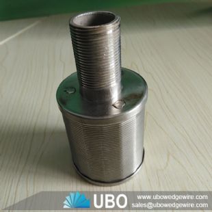 SS wedge wire screen nozzle for liquid filtration