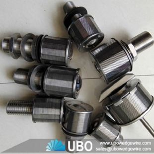 SS wedge wire screen nozzle for liquid filtration