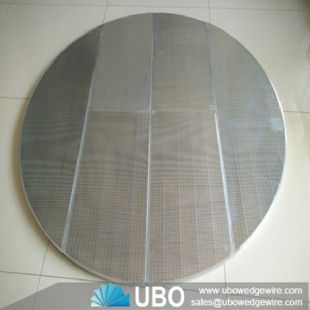 SS wedge wire circular sieve panel for filteration