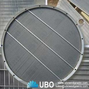 SS wedge wire circular sieve panel for filteration
