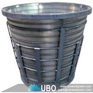 wedge wire sieve screen basket for coal mining industry