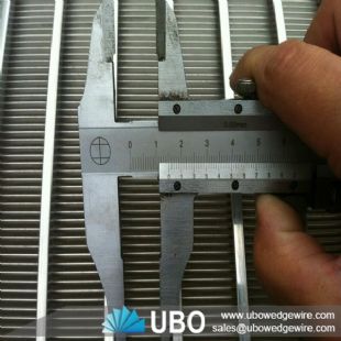 stainless steel wedge Wedge Wire screen panel for filtration