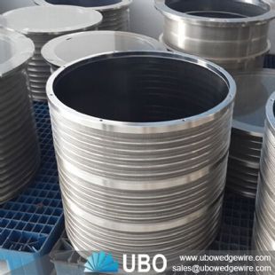 wedge wire paper screen for pulp