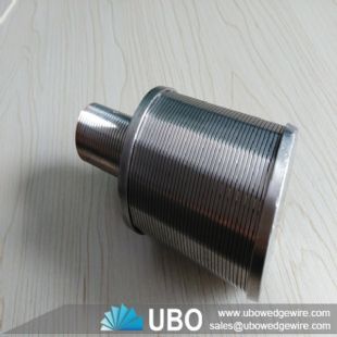 Stainless steel wedge wire screen filter nozzle for liquid filtration