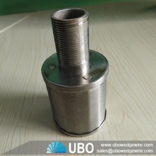 Stainless steel wedge wire screen filter nozzle for liquid filtration