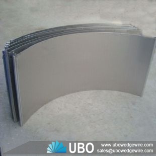 stainless steel Wedge Wire sieve bend screen for coal