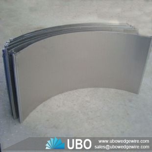 stainless steel vee wire sieve bend screen for coal