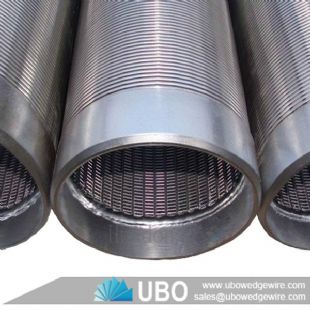 Welded Ring Sand Control Wedge Wire Screen Pipe