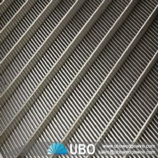 wedge wire screen panel for filtration