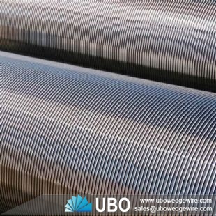 v shaped wire welded stainless steel pipe