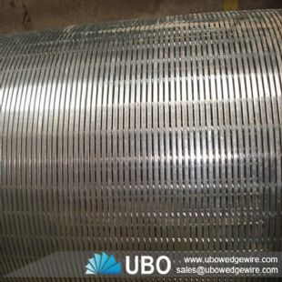 Wedge wire screen continous slot screen pipe