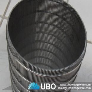 stainless steel wedge wire reversed sprial screen