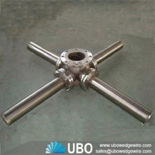 Stainless steel wedge wire screen distributor for filtration