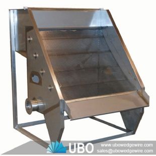 SS304 curve wedge wire screen panel for food processing