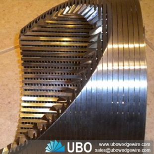 stainless steel V slot wire wrapped pipe screen