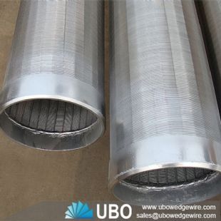 Stainless Steel Vee-wire Wedge Wire screen pipe