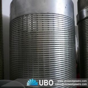 Wedge Wire Profile Wire Wrapped Pipe Screen For Water Treatment