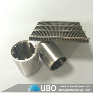 stainless welded wedge wire Oil filter screen pipe