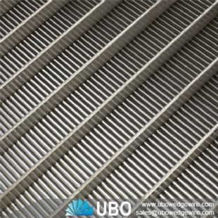 Stainless Steel V-shaped Wedge Wire Screen Panel Filtration