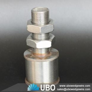 Wedge wire filter nozzles for water treatment