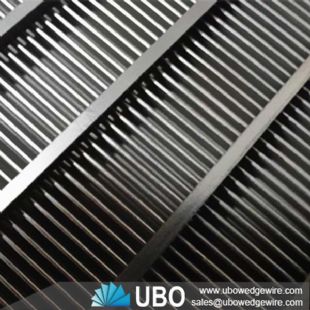 Steainless steel low carbon V wire sieve bend screen
